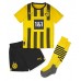 Borussia Dortmund Thorgan Hazard #10 Hjemmebanetrøje Børn 2022-23 Kortærmet (+ Korte bukser)